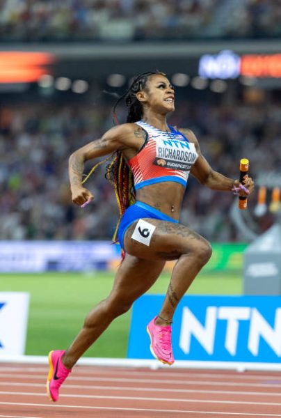 The American track team had a strong showing at the recent 2023 World Track Championships. Photo: Getty Images. 