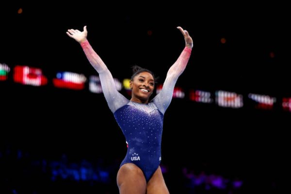 After a two-year mental health break, Simone Biles returned to compete at the 2023 Gymnastics World Championships and won four medals. Photo: Getty Images. 