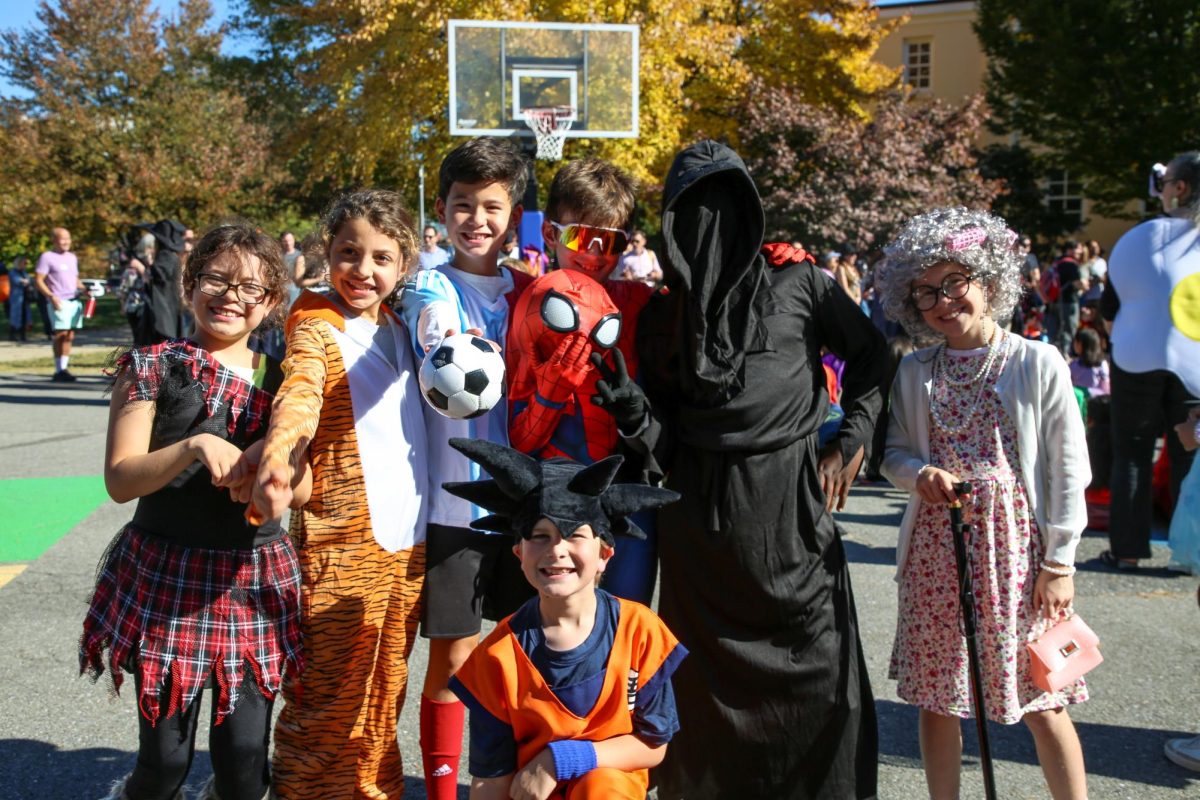 Both Middle School and Upper School students dressed up in costumes on Halloween.