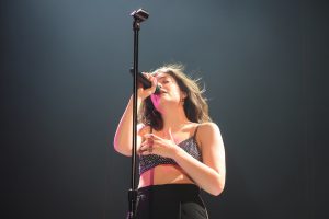 Lorde’s album “Virgin” discusses her vulnerabilities, meditating on fame, identity, body image
and lost love in songs like “Favourite Daughter,” “David” and ”Broken Glass.”