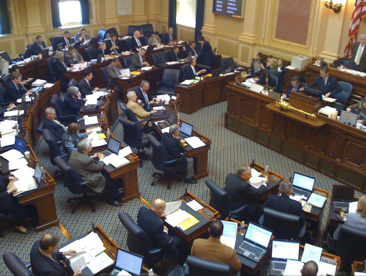 The Virginia Legislature passed an amendment to redraw congressional districts.