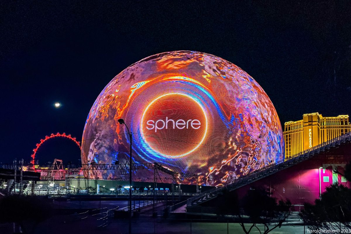 The recreation of the Las Vegas Sphere in Maryland does not fit with its urban environment and neighborhood.