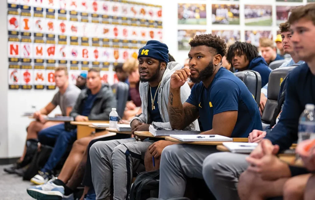 The Michigan Wolverines Basketball Team won the 2026 NCAA Mens Basketball Tournament.